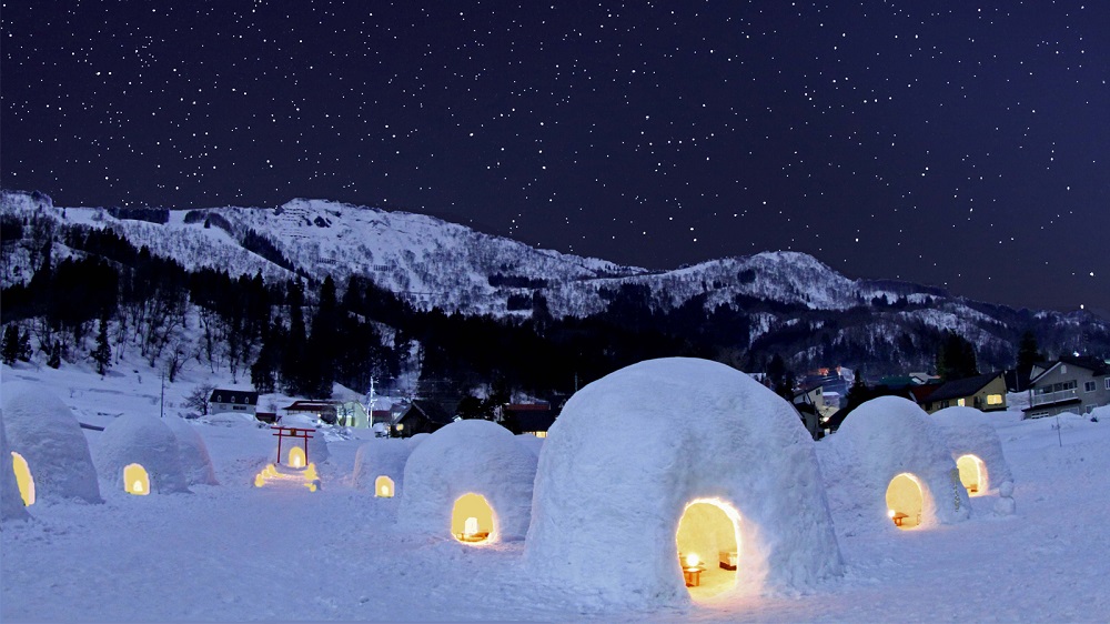 In Japan, it's easy to social distance when you dine in the restaurant-igloos. u00e2u20acu201d Picture courtesy of Restaurant Kamakura Village via ETX Studio