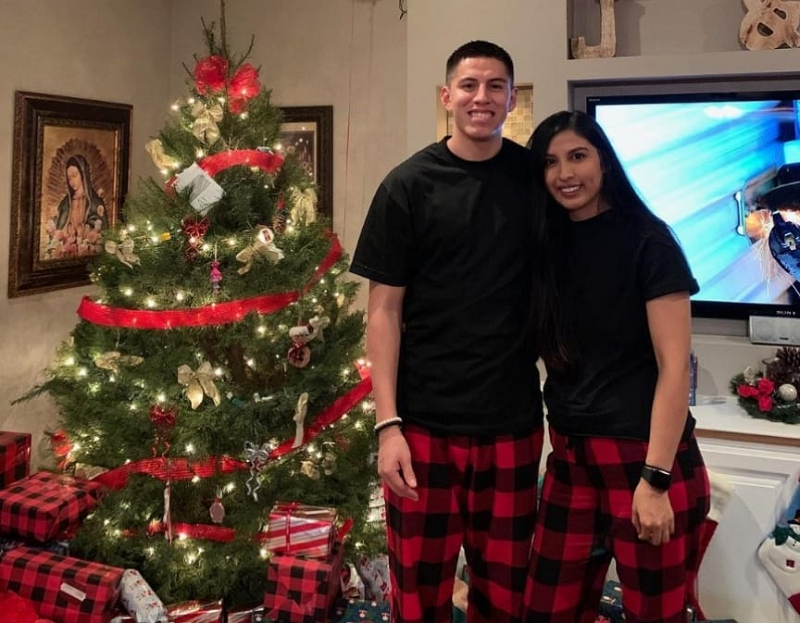 A man from California, Isaac Ramirez (left), went viral on social media for deducting money from his fiancu00c3u00a9e, Carolina Fernandezu00e2u20acu2122s Valentineu00e2u20acu2122s Day gift fund every day she yelled at him over the past year. u00e2u20acu201d Picture via Instagram/ iisaacramirezz