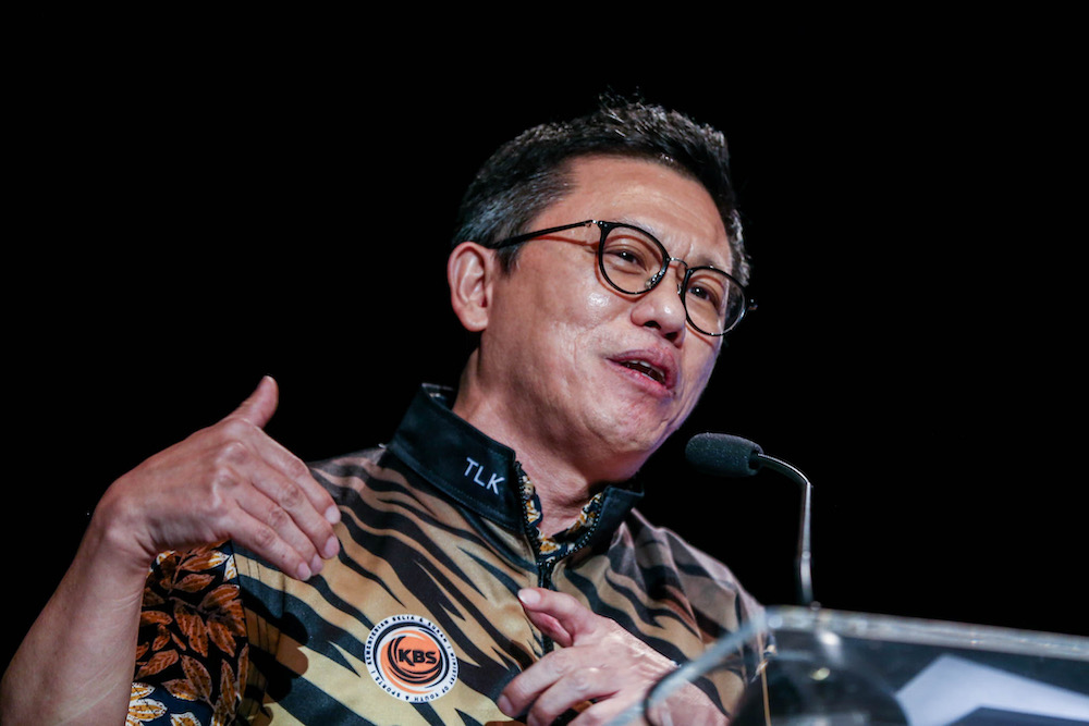 Deputy Minister of Youth and Sports Senator Datuk Seri Ti Lian Ker speaks during the 25th Anniversary Celebration of the 1997 Mount Everest Expedition at the Malaysia Tourism Center (MaTic) February 17, 2022. u00e2u20acu201d Picture by Hari Anggara