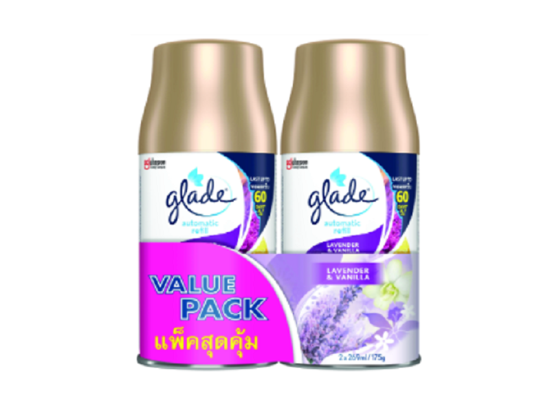 The Glade's Autospray Twin Pack is a must buy at an affordable price to always keep your house smell good. — Picture courtesy of Giant