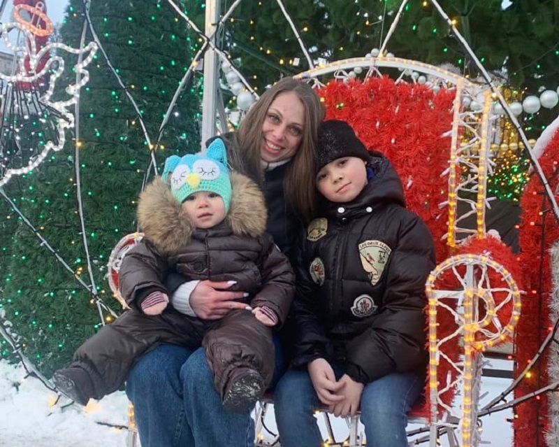 Liubovych Valeriia, 30, and her two Singaporean sons aged two and eight are trying to return to Singapore from Ukraine. u00e2u20acu201d Picture courtesy of Liubovych Valeriia via TODAY