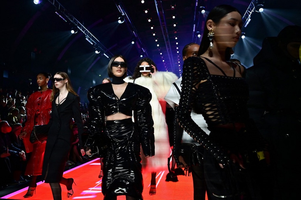 Models walk at the end of the Dolce & Gabbana catwalk show for the Fall/Winter 2022/2023 on the fifth day of the Milan Fashion Week in Milan February 26, 2022. u00e2u20acu201d AFP pic