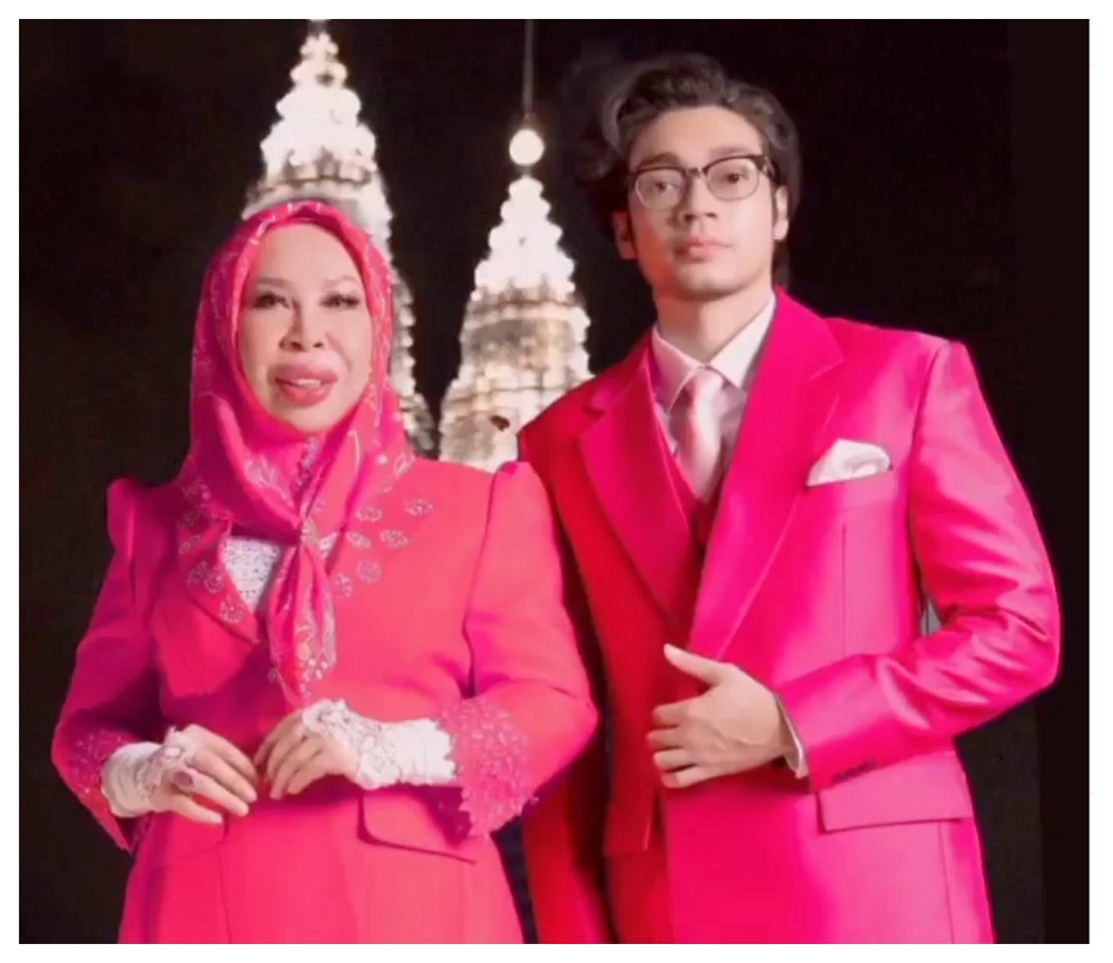 Vida with her new PA Qusyairy. The flamboyant tycoon was engaged to her previous PA but the relationship ended in October last year. u00e2u20acu201d Picture via Instagram/Datuk Seri Vida