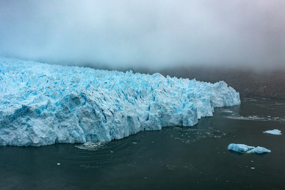 Aerial view of the San Rafael Glacier in the region of Aysen, southern Chile February 13, 2022. u00e2u20acu201d AFP pic