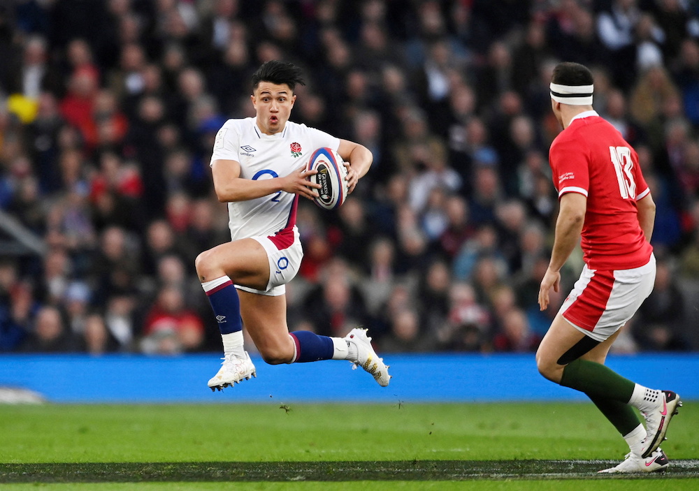 England's Marcus Smith in action against Wales at Twickenham Stadium, London  February 26, 2022. u00e2u20acu201d Reuters pic