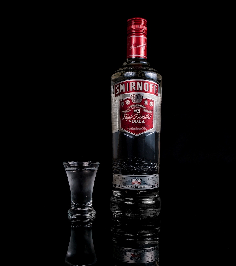 Smirnoff, the number two selling vodka in America, originated in Russia but has been made in the US since the 1930s. u00e2u20acu201d Picture via Unsplash
