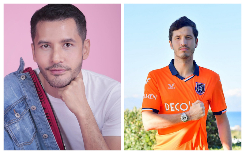 Aliff (left) has been compared to Salih with fans teasing the duo. u00e2u20acu201d Pictures via instagram/aliffsyukriterlajaklaris,TurkishFootball