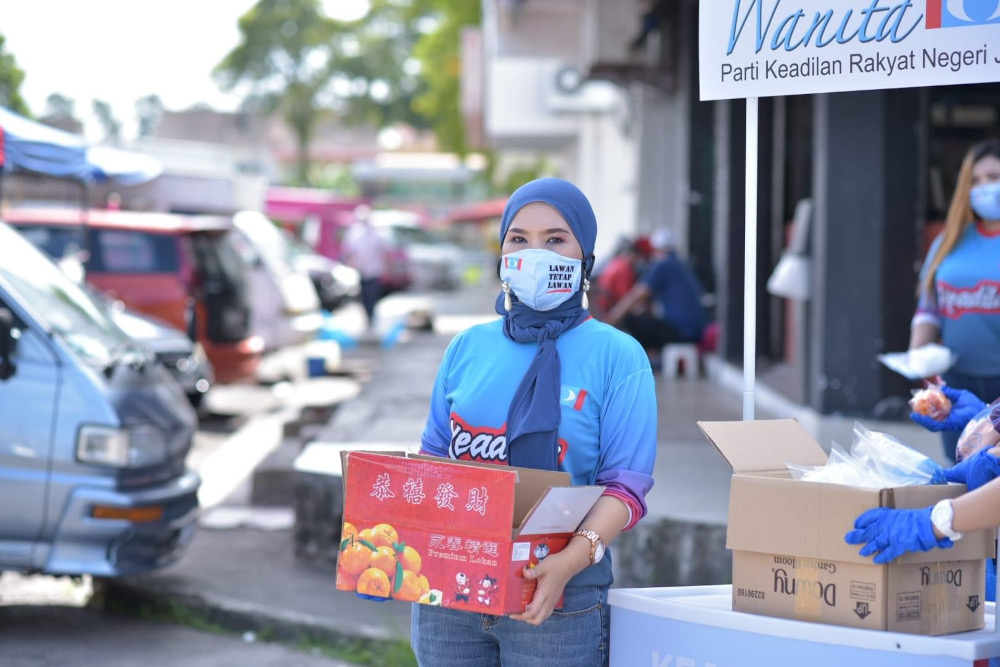 Johor PKR womenu00e2u20acu2122s chief Napsiah Khamis Maharan felt that it was a betrayal of trust when Amanah gave the seat away to Muda, February 10, 2022. u00e2u20acu201d Picture via Facebook 