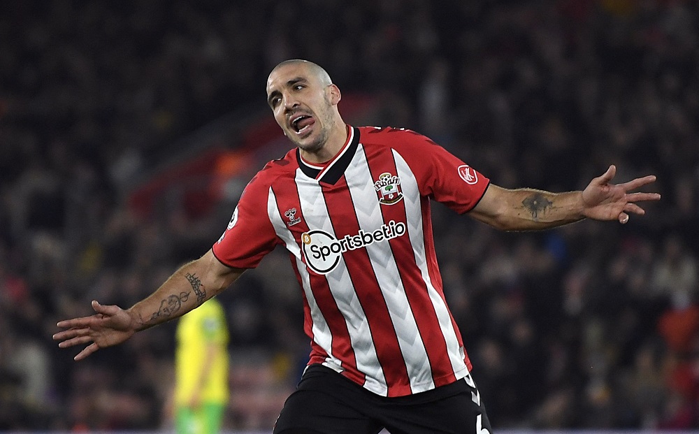 Southampton's Oriol Romeu celebrates after scoring the second goal against Norwich City February 26, 2022. u00e2u20acu2022 Reuters pic