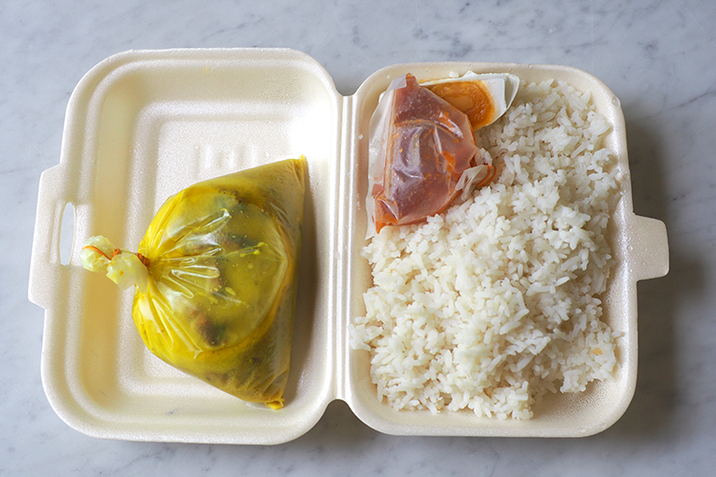 For your takeaway, the items are packed separately so you can enjoy it at home or the office.