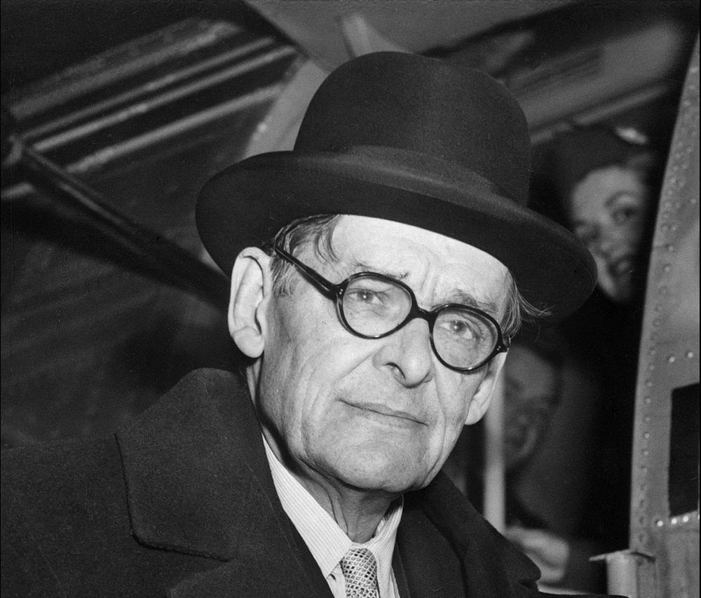 An undated picture of American British-born writer, TS Eliot, who received the Nobel prize of literature in 1948. u00e2u20acu201d Picture via ETX Studio