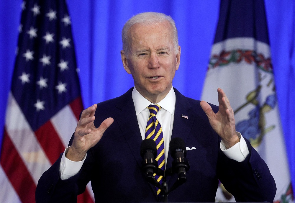 US President Joe Biden has called on US citizens to Ukraine immediately. u00e2u20acu2022 Reuters pic