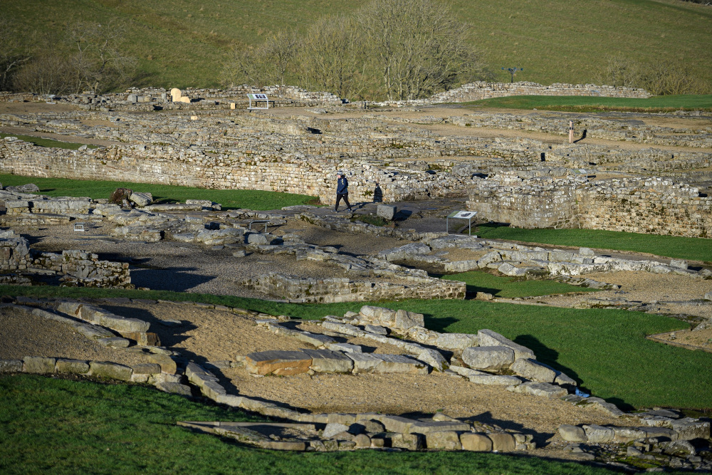 Nineteen hundred years after it was built to keep out barbarian hordes, archaeologists at Hadrianu00e2u20acu2122s Wall in northern England are facing a new enemy u00e2u20acu201d climate change, which threatens its vast treasure trove of Roman artefacts. u00e2u20acu201d AFP pic