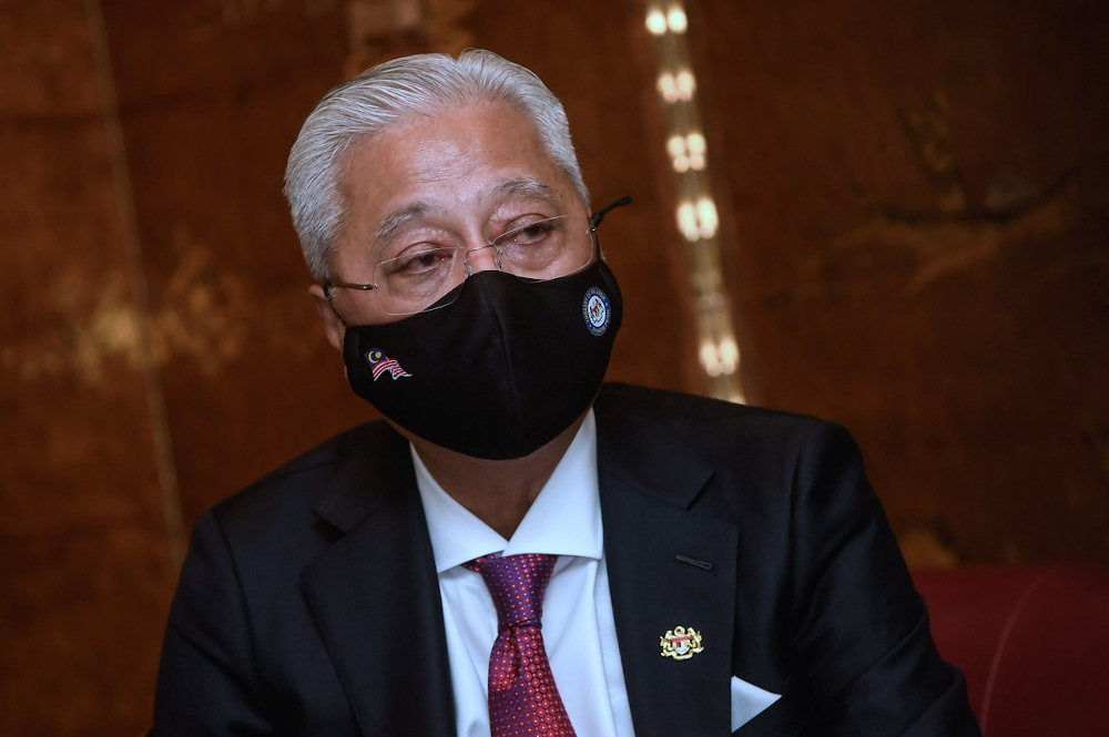 Malaysian Prime Minister Datuk Seri Ismail Sabri Yaakob held a press conference at the end of his two-day official visit to Cambodia in Phnom Penh February 24, 2020. u00e2u20acu201d Bernama pic