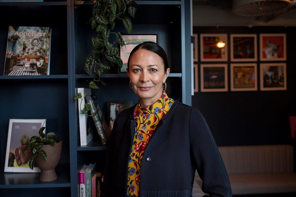 Caroline Rush, chief executive of the British Fashion Council, poses for a portrait in central London. u00e2u20acu2022 AFP pic