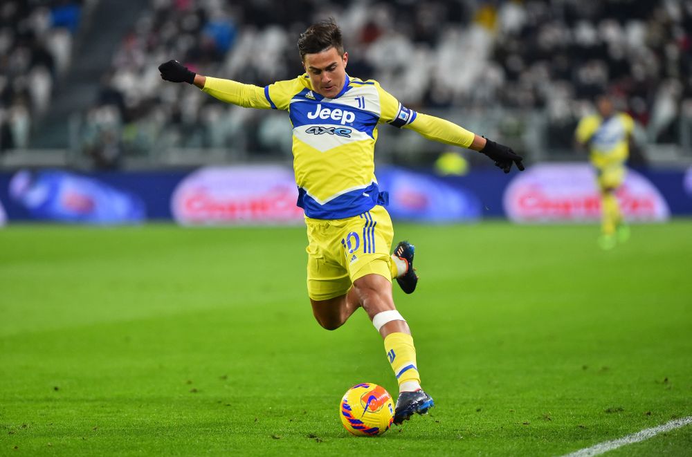 Juventus' Paulo Dybala in action against Sassuolo at the Allianz Stadium, Turin February 10, 2022. u00e2u20acu201d Reuters pic