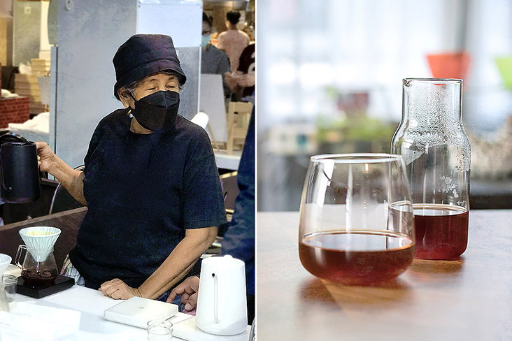Septuagenarian Ploenpit Rianmek (Auntie Pim) proves age is no barrier when it comes to brewing a great cuppa.