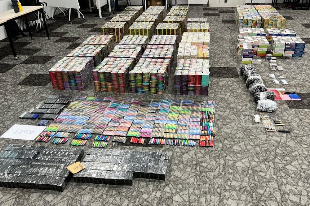 Singapore authorities seize S$700,000 worth of e-vaporisers, related items; three arrested for suspected drug offences. u00e2u20acu201d Health Sciences Authority pic via TODAY