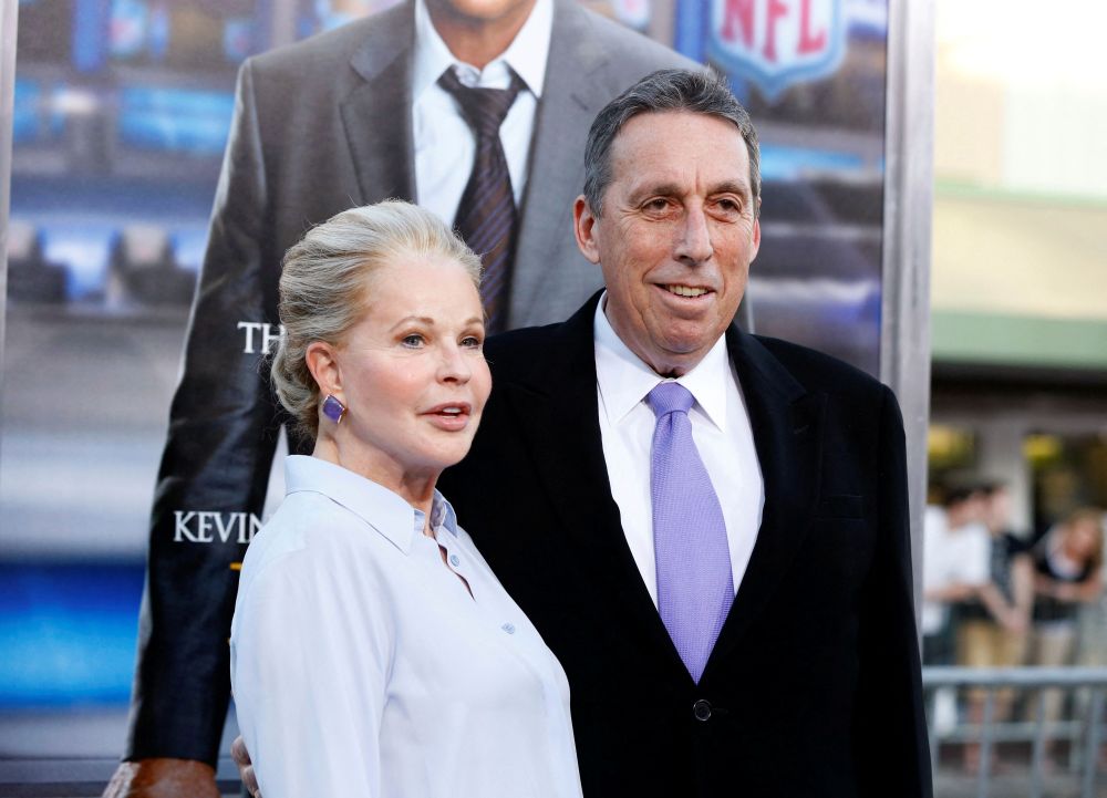 Director Ivan Reitman and his wife Genevieve pose at the premiere of u00e2u20acu02dcDraft Dayu00e2u20acu2122 in Los Angeles, California April 7, 2014. u00e2u20acu201d Reuters picnn