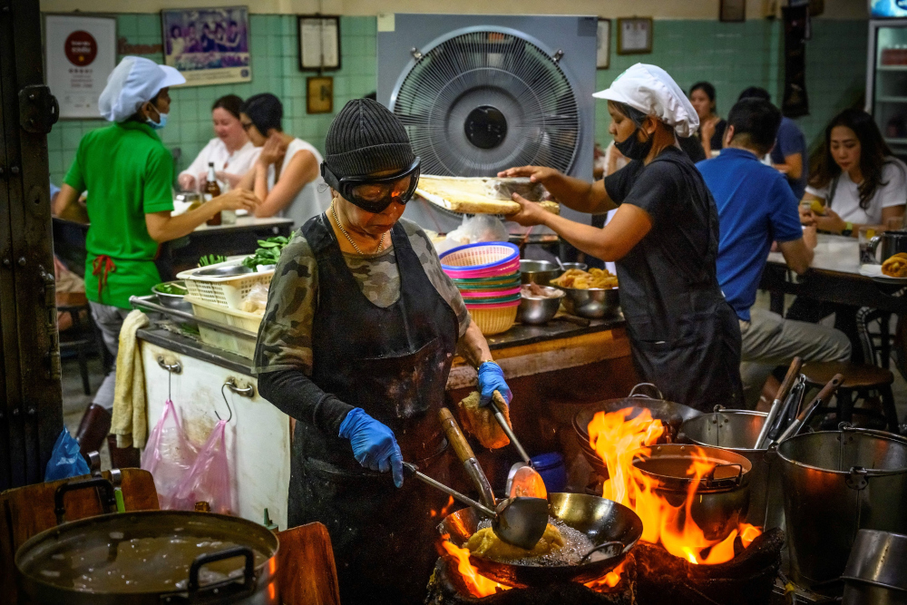 Jay Fai is the queen of street food in Bangkok and has even obtained a Michelin star. u00e2u20acu2022 AFP pic 