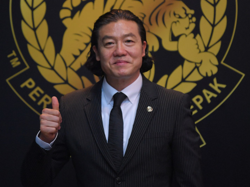 Harimau Malayau00e2u20acu2122s new head coach Kim Pan-gon after a press conference at Wisma FAM in Kelana Jaya, February 17, 2022. u00e2u20acu201d Bernama pic 