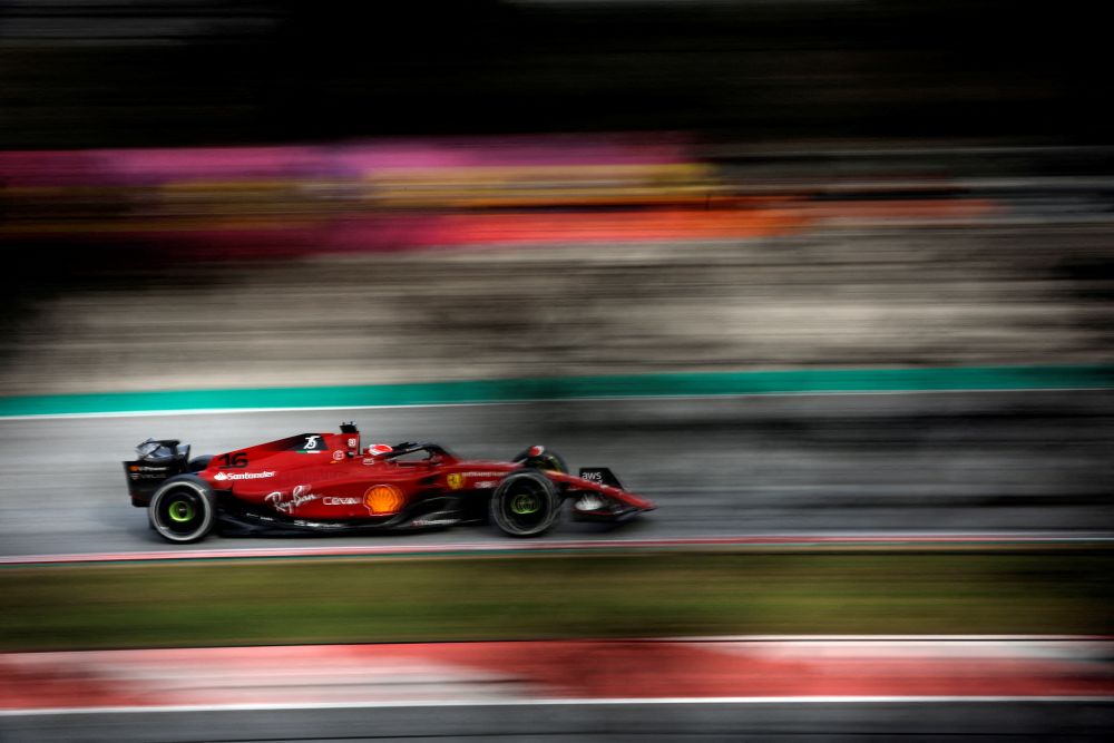 Ferrari's Charles Leclerc during pre-season testing at Circuit de Barcelona-Catalunya, Barcelona February 24, 2022. u00e2u20acu201d Reuters pic