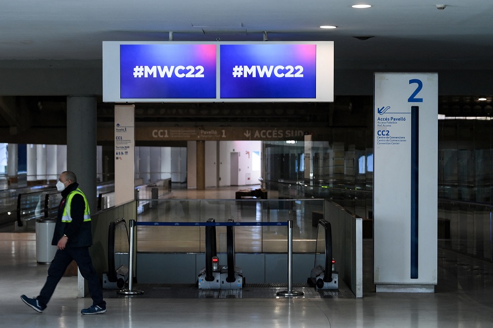 Up to 60,000 people are expected to attend the Mobile World Congress in Barcelona this month. u00e2u20acu2022 AFP pic