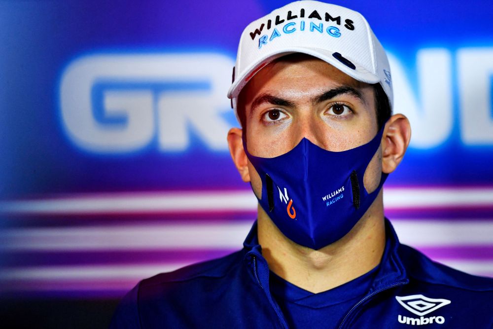 Williams' Nicholas Latifi speaks during a press conference at the Jose Carlos Pace Circuit, Sao Paulo, November 11, 2021. u00e2u20acu201d Reuters pic