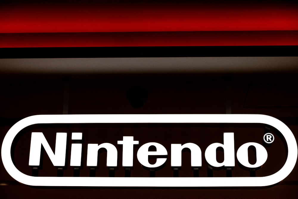 A Nintendo logo is pictured at a store for Japanese games giant Nintendo in Tokyo, February 3, 2022. u00e2u20acu201d AFP picnn