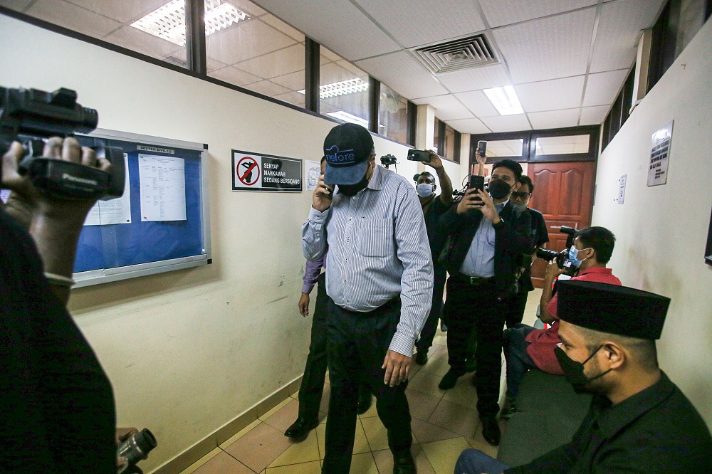 L. Ragu Raman, 52, pleaded not guilty to six counts of CBT when the charge sheets were read before judge M. Bakri Abd. Majid. u00e2u20acu2022 Picture by Farhan Najib