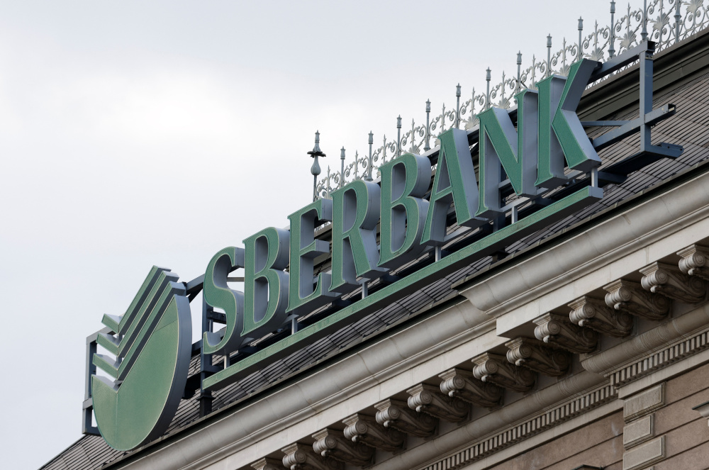 The logo of the Russian Sberbank Europe AG bank is seen on their headquarters in Vienna, Austria, February 28, 2022. u00e2u20acu201d Reuters pic