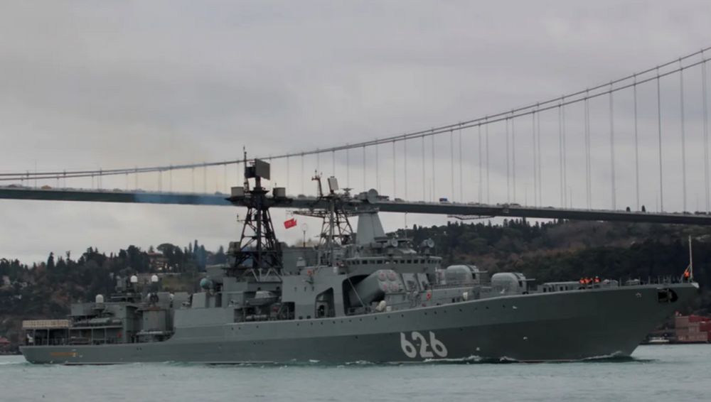 File picture shows a Russian Navy Anti-Submarine divisionu00e2u20acu2122s destroyer Vice-Admiral Kulakov sailing in the Bosphorus, on its way to the Mediterranean Sea, in Istanbul, Turkey, January 13, 2020. u00e2u20acu201d Reuters pic