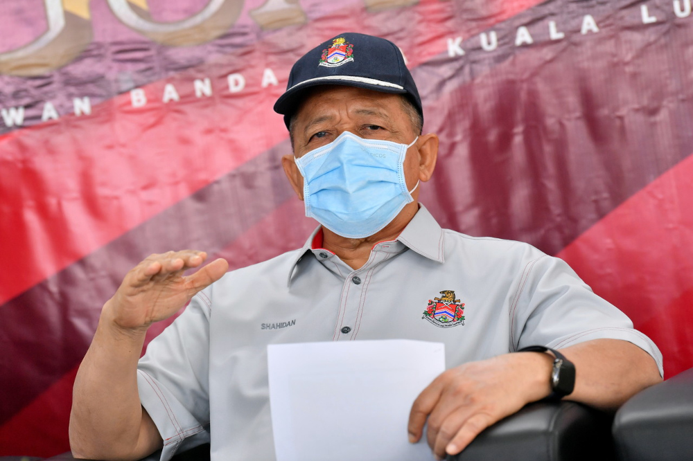 Federal Territories Minister Datuk Seri Shahidan Kassim speaks to the media in Kuala Lumpur, February 22, 2022. u00e2u20acu201d Bernama pic 
