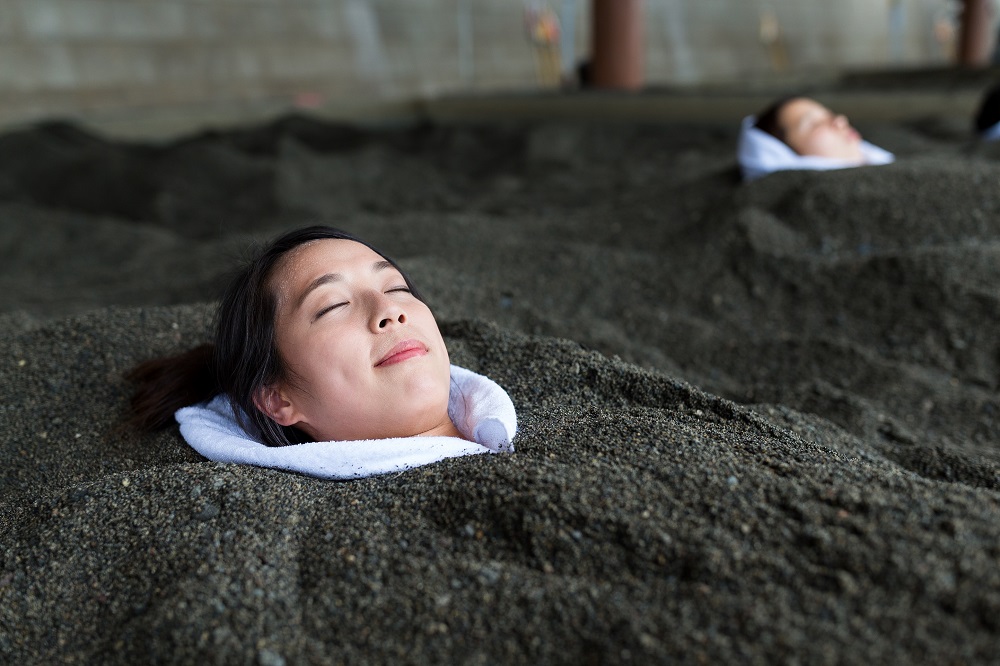 Sand therapy can have benefits for the skin as well as for health. u00e2u20acu2022 Shutterstock pic