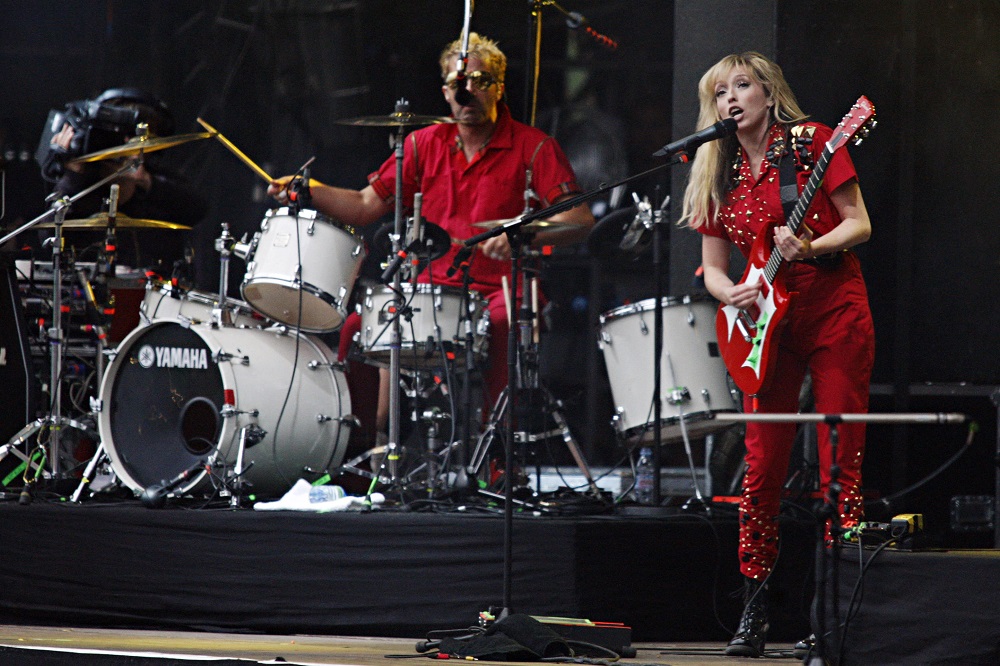 Jules De Martino (left) and Katie White form the British duo The Ting Tings. u00e2u20acu2022 AFP pic
