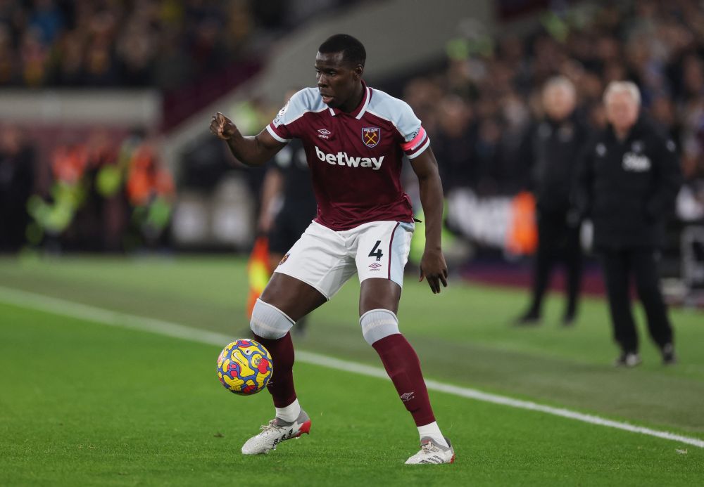 West Ham United's Kurt Zouma in action against Watford at the London Stadium, London February 8, 2022. u00e2u20acu201d Reuters pic