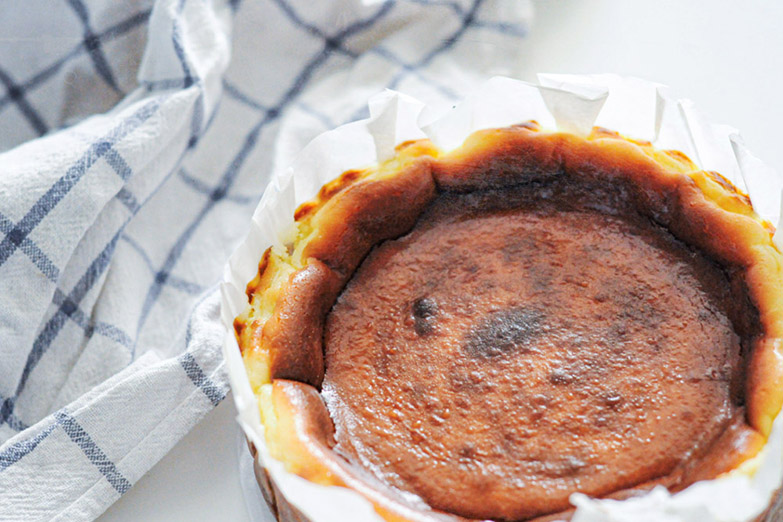 Diversifying their offerings with burnt cheesecake.