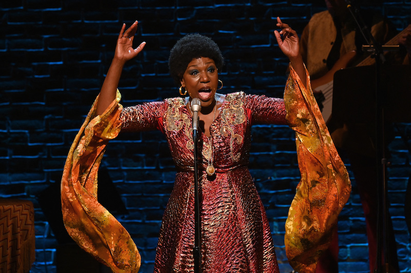 Writer/performer Laiona Michelle stars in u00e2u20acu02dcLittle Girl Blueu00e2u20acu2122, a musical based on the life of American singer, songwriter and civil rights activist Nina Simone, at New World Stages in New York City March 9, 2022. u00e2u20acu201d AFP pic