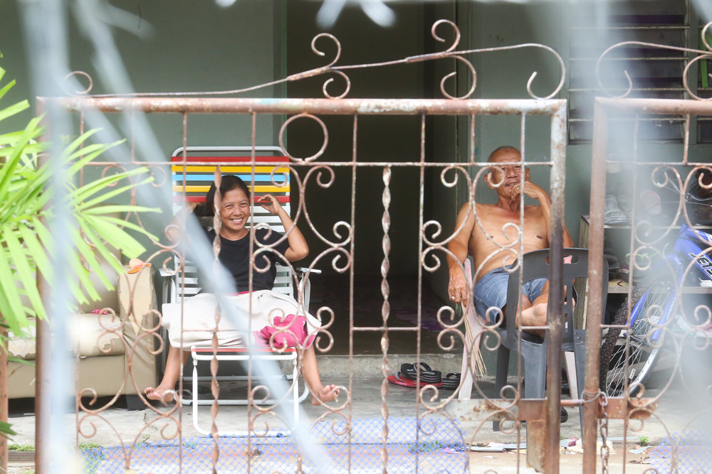 Residents of a house in Petaling Jaya Old Town stay home during the enhanced movement control order. — Picture by Choo Choy May