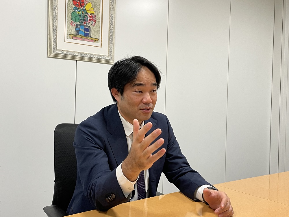 JCB executive vice president (Asean business development) Hiroyuki Katano talks about the collaboration between JCB and Soft Space. u00e2u20acu201d Picture courtesy of JCB 