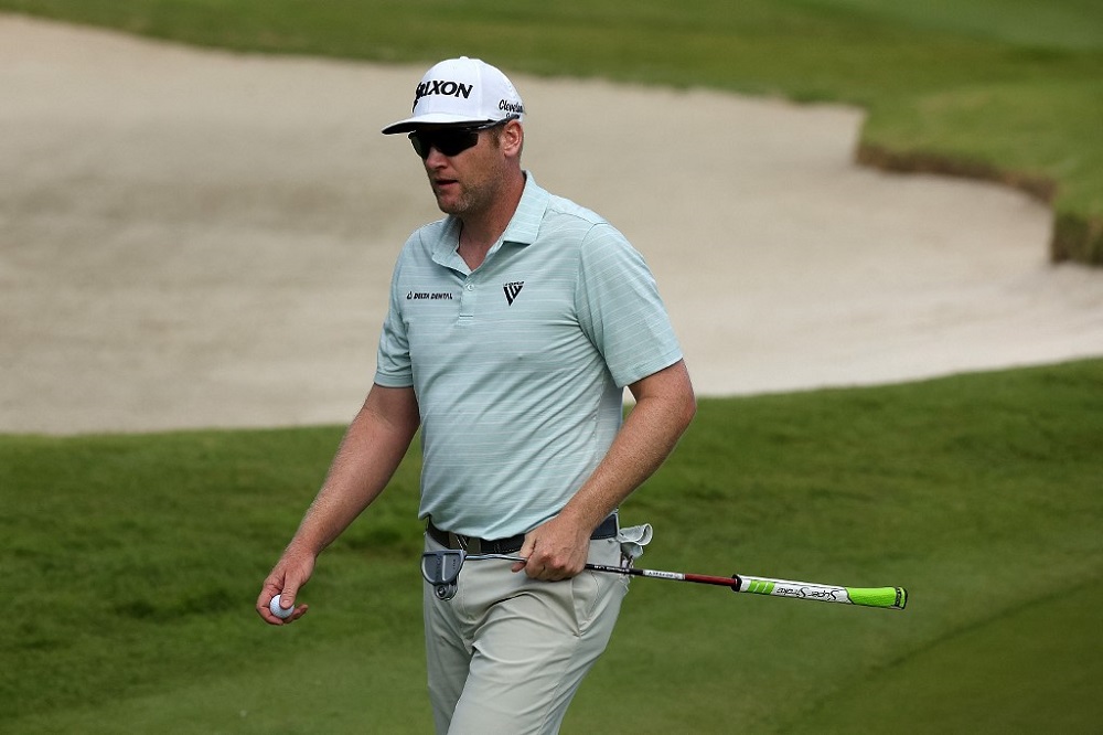 Ryan Brehm walks off the sixth green during the second round of the Puerto Rico Open at Grand Reserve Golf Club in Rio Grande, Puerto Rico March 4, 2022. u00e2u20acu201d Picture by Stacy RevereGetty Images via AFP