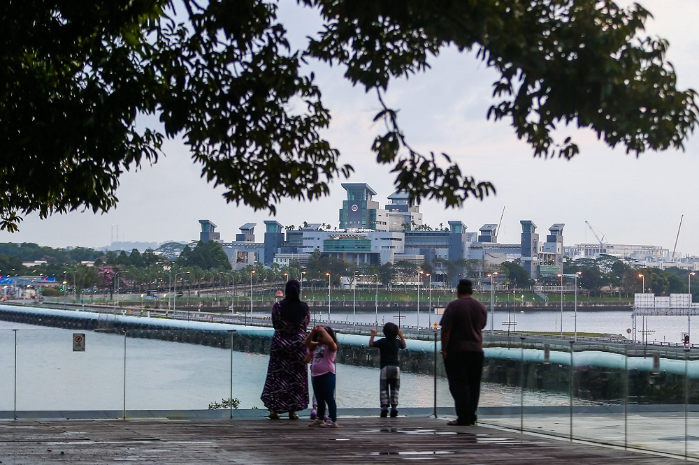 A general view of the Johor Causeway at Johor Baru March 7, 2022. u00e2u20acu201d Picture by Hari Anggara
