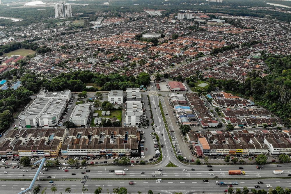 A general view of Perling in Johor Baru March 10, 2022. — Picture by Hari Anggara 