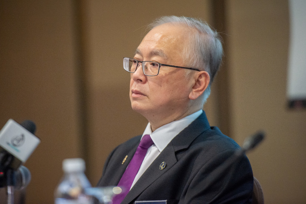 Transport Minister Datuk Seri Wee Ka Siong speaks during the press conference on MRT 3 circle line project in Bangsar, Kuala Lumpur March 15, 2022. u00e2u20acu201d Picture by Shafwan Zaidon
