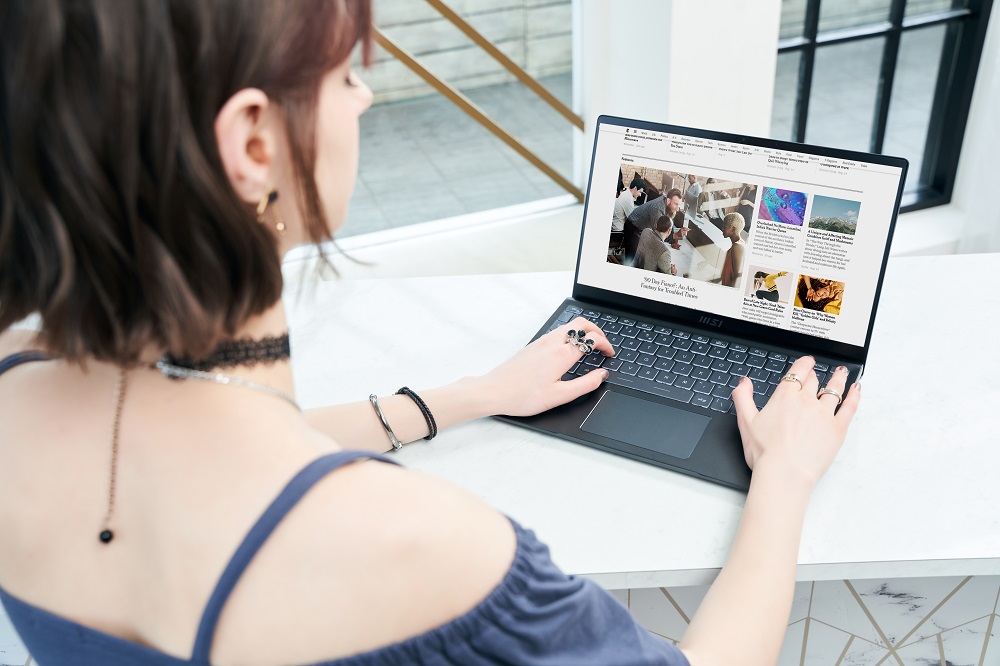 Modern 14 model comes with an affordable price tag and features that address everyday needs. —Picture courtesy of MSI
