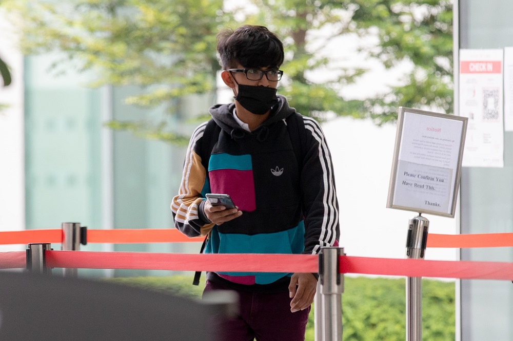 Johanizam Johari at the State Courts March 25, 2022. u00e2u20acu201d TODAY pic