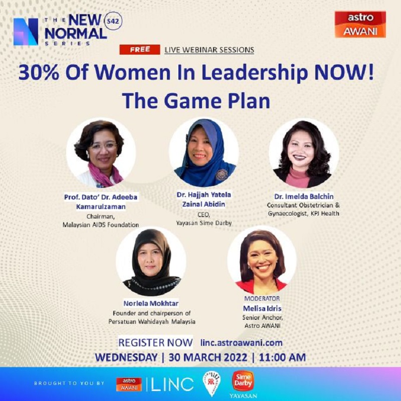 The Malaysian AIDS Foundation to organise a webinar to discuss gender equality and women participation in decision-making roles in Malaysia.  u00e2u20acu201d  Picture courtesy of MAF