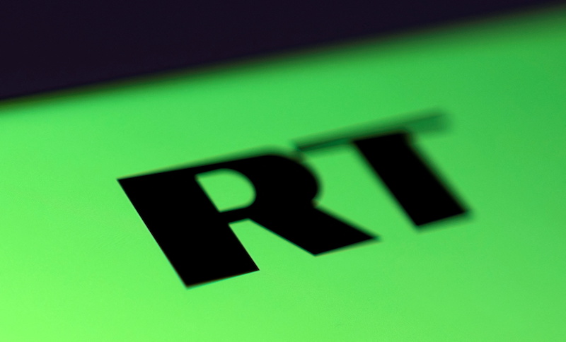 Russia Today (RT) logo is seen in this illustration picture taken February 26, 2022. u00e2u20acu201d Reuters pic