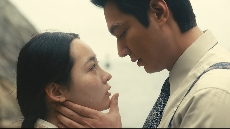 Kim Min-ha plays the teen version of 'Pachinko''s protagonist Sun-ja while Lee Min-ho plays her lover and the show's conflicted villain. u00e2u20acu201d Picture courtesy of Apple