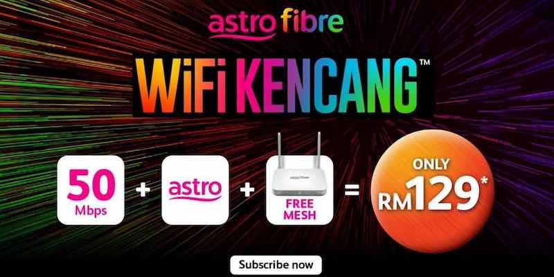 PayTV company Astro has rolled out its own internet service called Astro Fibre. u00e2u20acu201d Picture via SoyaCincau